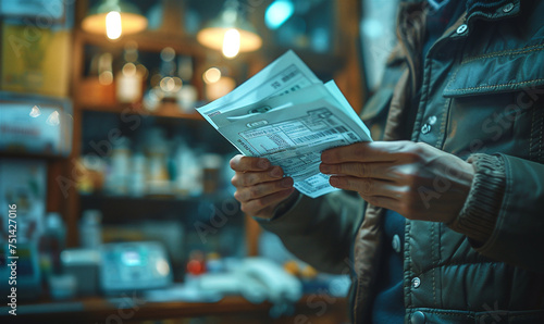 Man reading a newspaper 