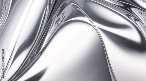 Silberfolienhintergrund, glänzende Vektorstahl-Gradientenvorlage und Metallic für Chromrand. Abstrakter silberner metallischer Hintergrund. Abstrakter grauer, heller Hintergrund.
