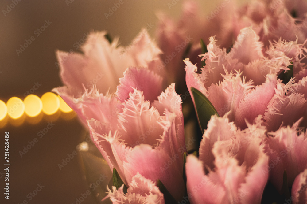 Obraz premium kwiaty, goździki, róże, tulipany