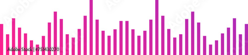 Free Download Pink and Purple Gradient Bar Soundwaves - GFXLoad