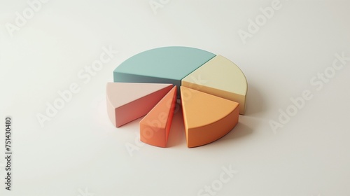 3d pie chart with a graph