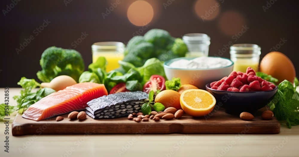 The Essence of Healthy Eating Captured Through Natural Foods on Display The Essence of Healthy Eating Captured Through Natural Foods on Display