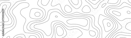 Abstract white topography vector background. Topographic map. Geographic mountain relief. counter map wavy line paper textrue. grid curve line abstract vector illustration .