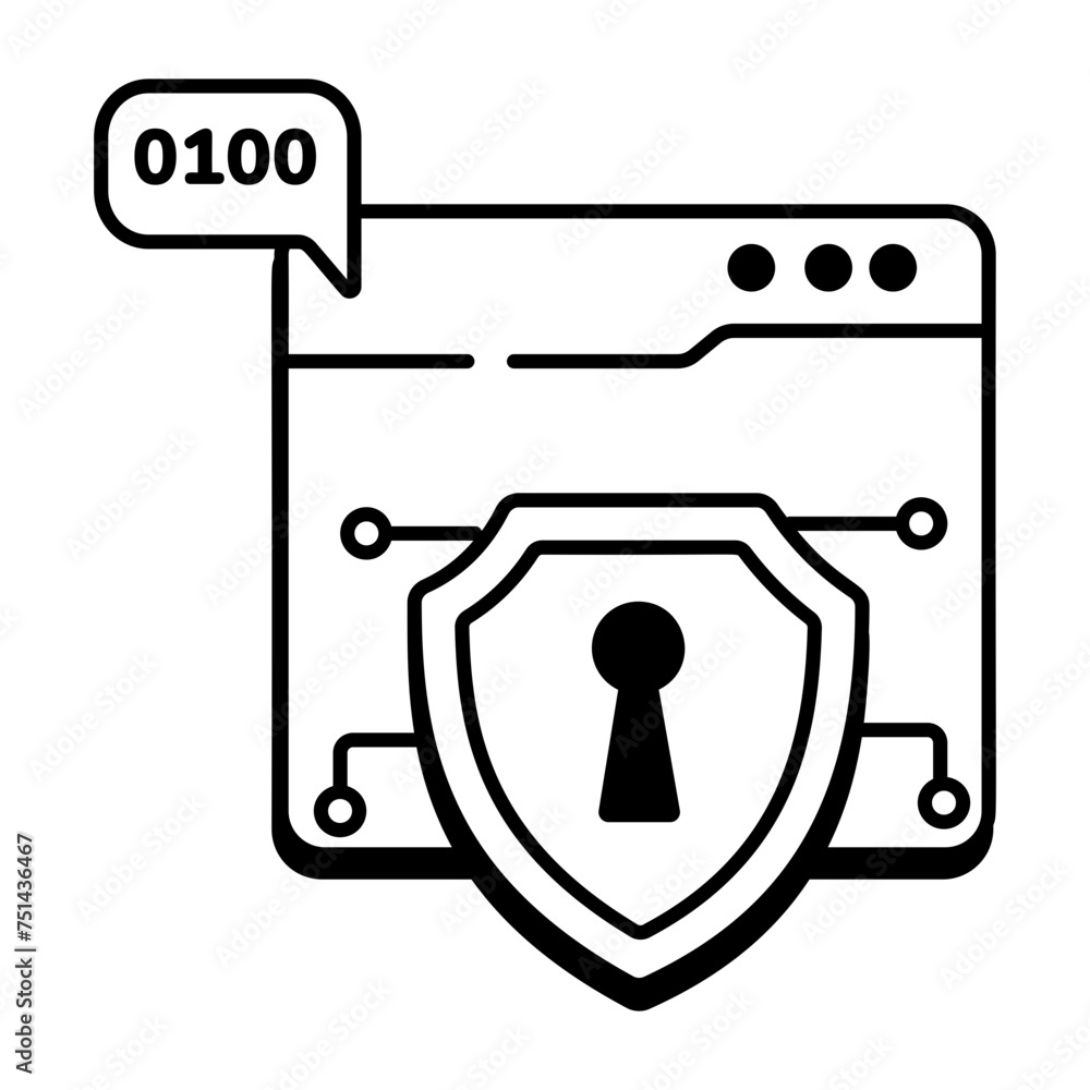 AI and VR Technology Linear Icons AI and VR Technology Linear Icons