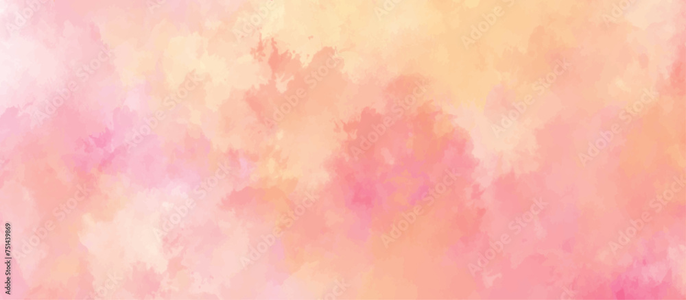 Abstract watercolor texture background .Colorful pastel drawing paper texture .watercolor picture painting vector illustration background .Beige watercolor texture for cards, flyers, poster, banner.