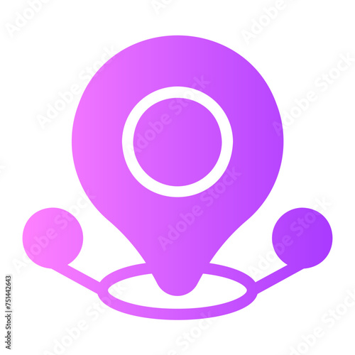 positioning gradient icon