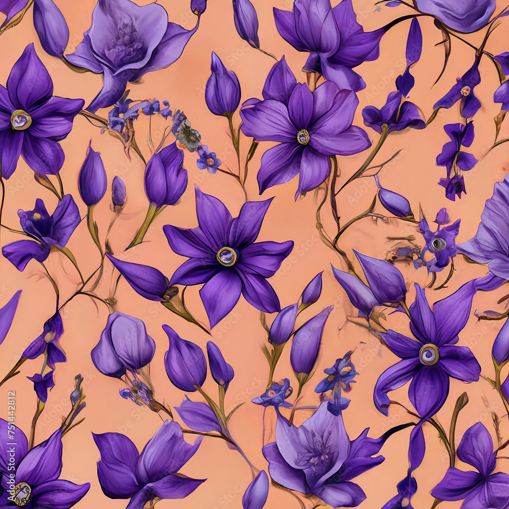 seamless floral background seamless floral background