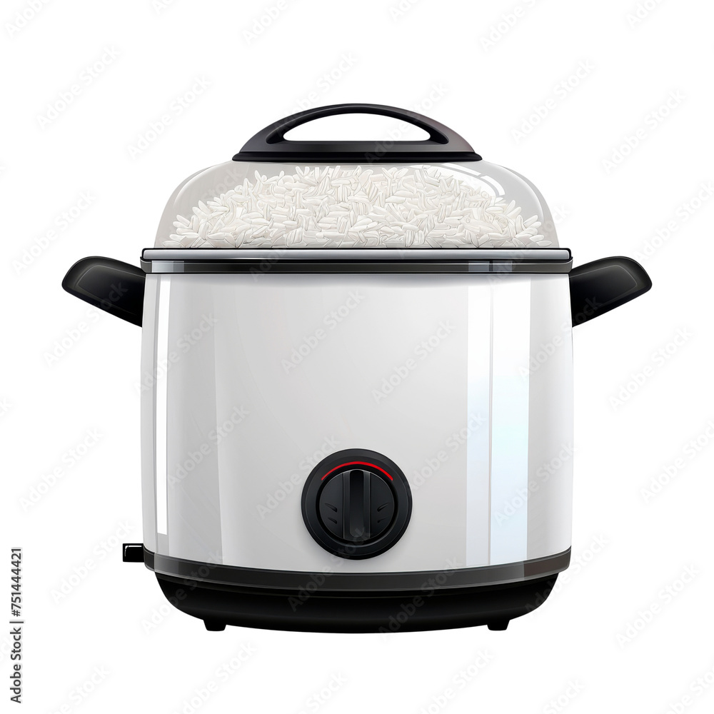 Electric Rice Cooker , Transparent Background, Cut Out Electric Rice Cooker , Transparent Background, Cut Out