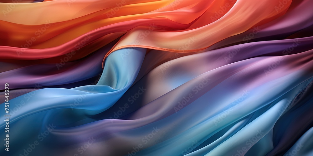 Obraz premium Cloth swaying background.