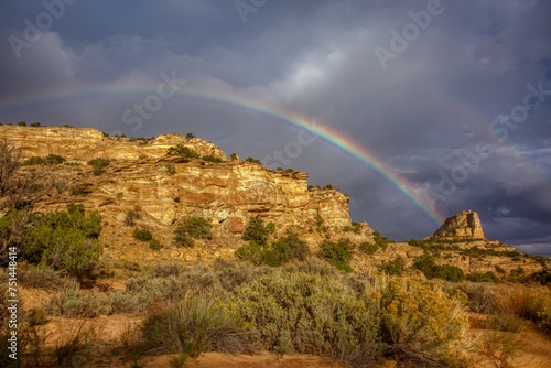 San Rafael Swell - Desert Double Rainbow