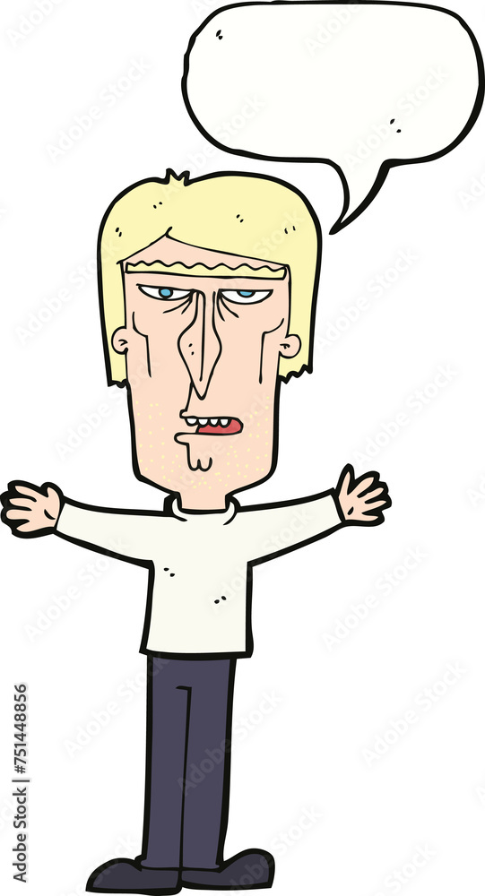 cartoon angry man with speech bubble cartoon angry man with speech bubble