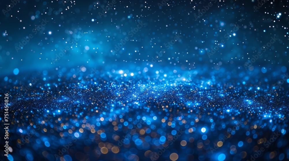 Obraz premium Blurry Stars in Night Sky