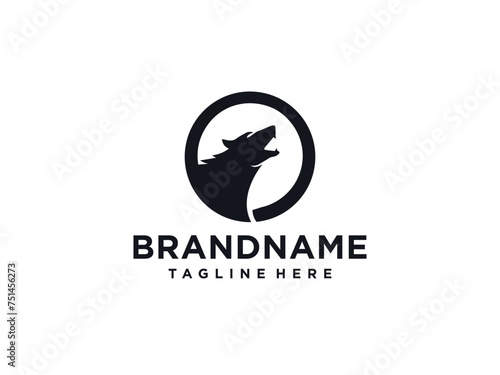 Wolf Creative Concept Logo Design Template. fox logo vector illustration