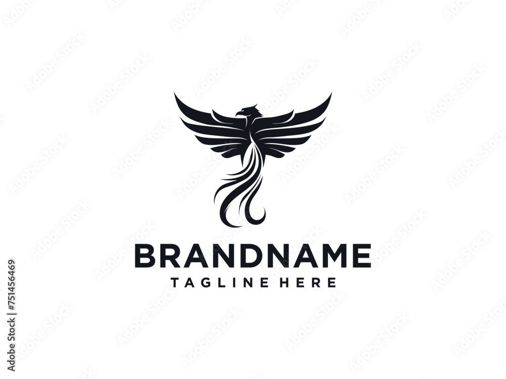 phoenix logo design template. phoenix logo for business company. phoenix logo design template. phoenix logo for business company.