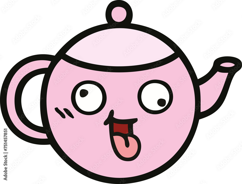 cute cartoon teapot cute cartoon teapot
