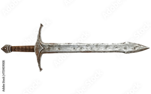 Sword of Steel isolated on transparent Background