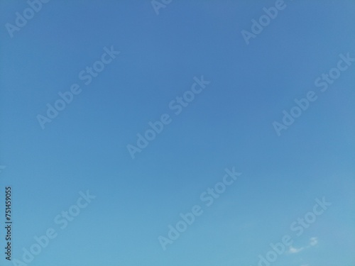 Blue sky landscape background or texture