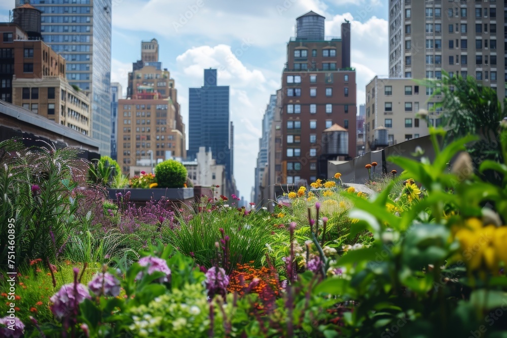 Rooftop Garden. Lush rooftop garden oasis with vibrant greenery, providing urban dwellers with a serene and sustainable retreat. Rooftop Garden. Lush rooftop garden oasis with vibrant greenery, providing urban dwellers with a serene and sustainable retreat.