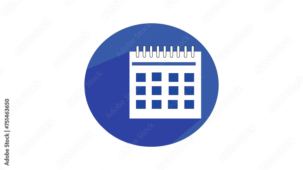 calendar icon illustrations isolated with white background calendar icon illustrations isolated with white background