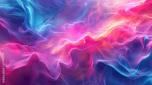 A vibrant fluid abstract background with a mix of liquids, showcasing a beautiful blend of colors and forms