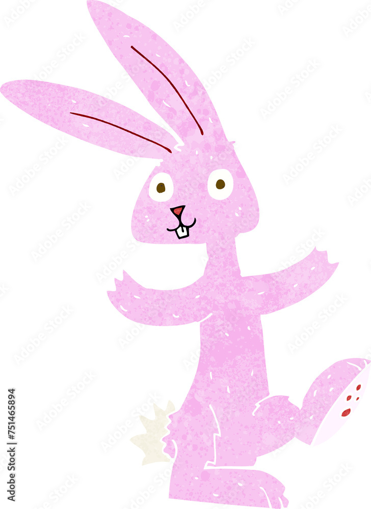 Obraz premium cartoon rabbit