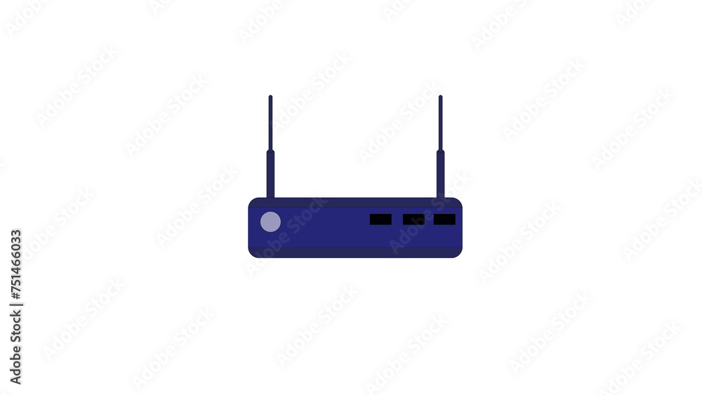 wi fi router icon isolate on white background. wi fi router icon isolate on white background.
