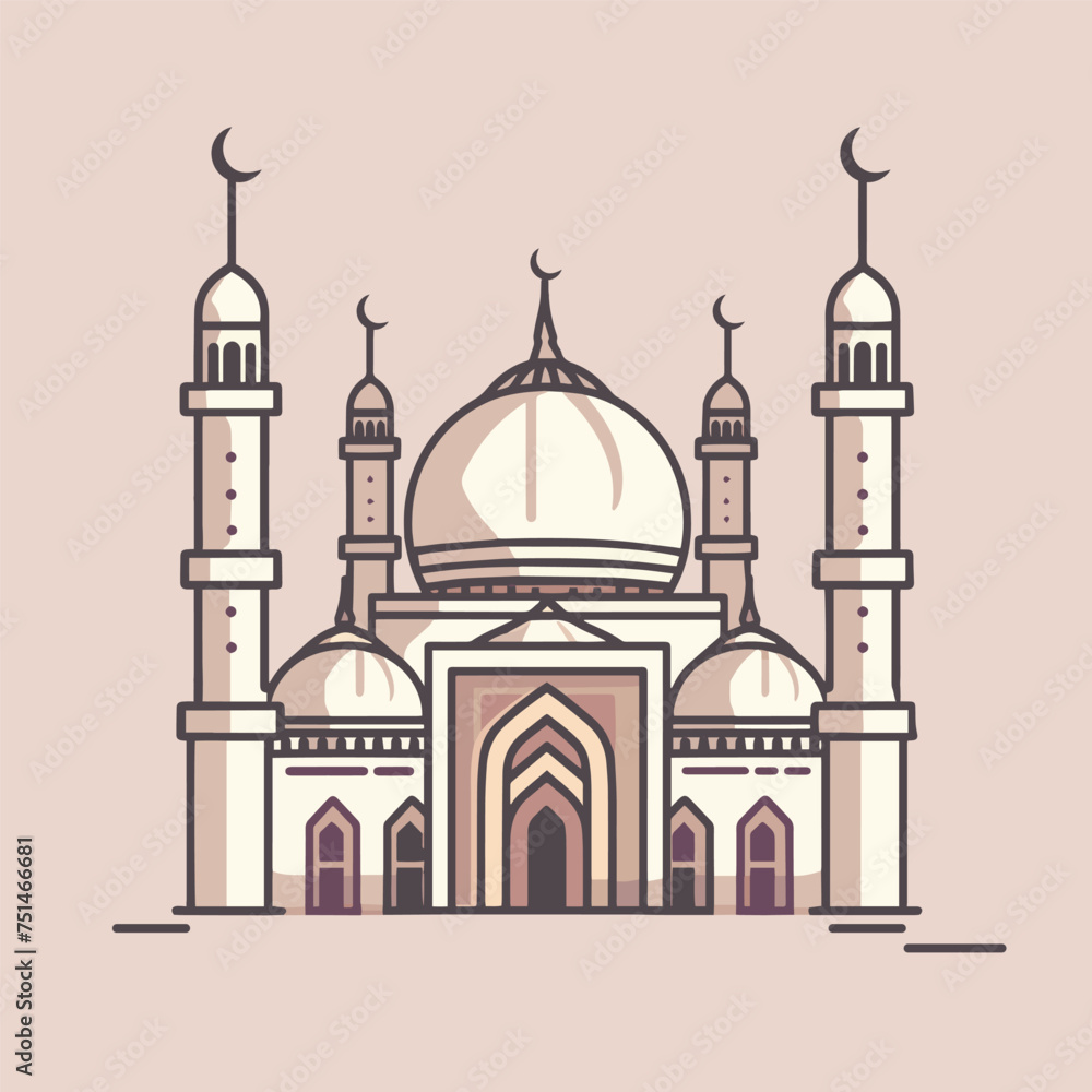 Mosque Vector Simple