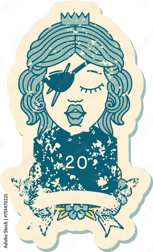 human rogue with natural 20 dice roll illustration human rogue with natural 20 dice roll illustration