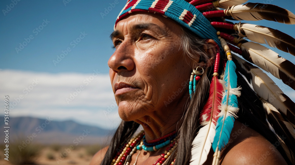 Red Indian chief