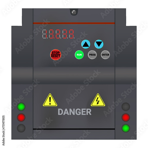 Control Panel. Production control panel and control of computer devices. Touchpad. 