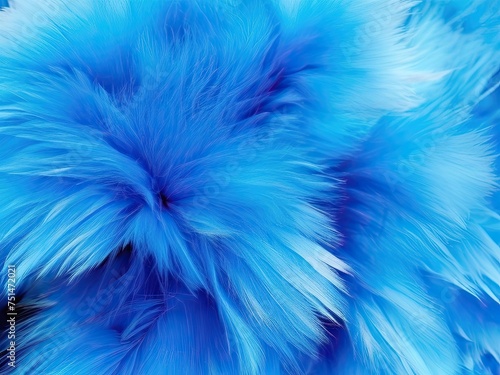 Beautiful blue fur, background.