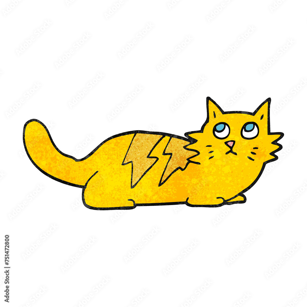 textured cartoon cat textured cartoon cat