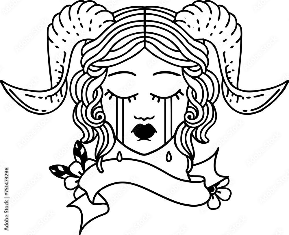 tiefling character face illustration tiefling character face illustration