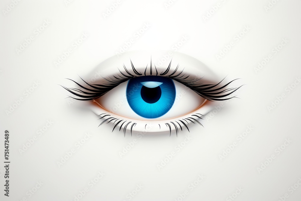 Close-up, hyper-realistic abstract single eye Close-up, hyper-realistic abstract single eye