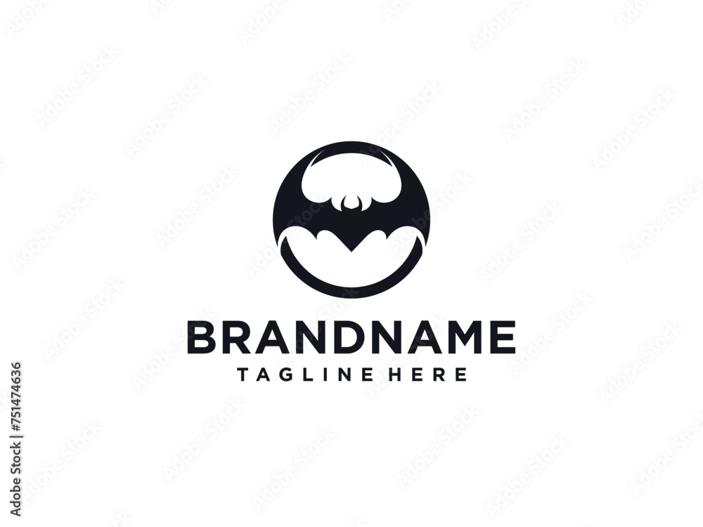 Bat icon. isolated flat bat style Bat icon. isolated flat bat style