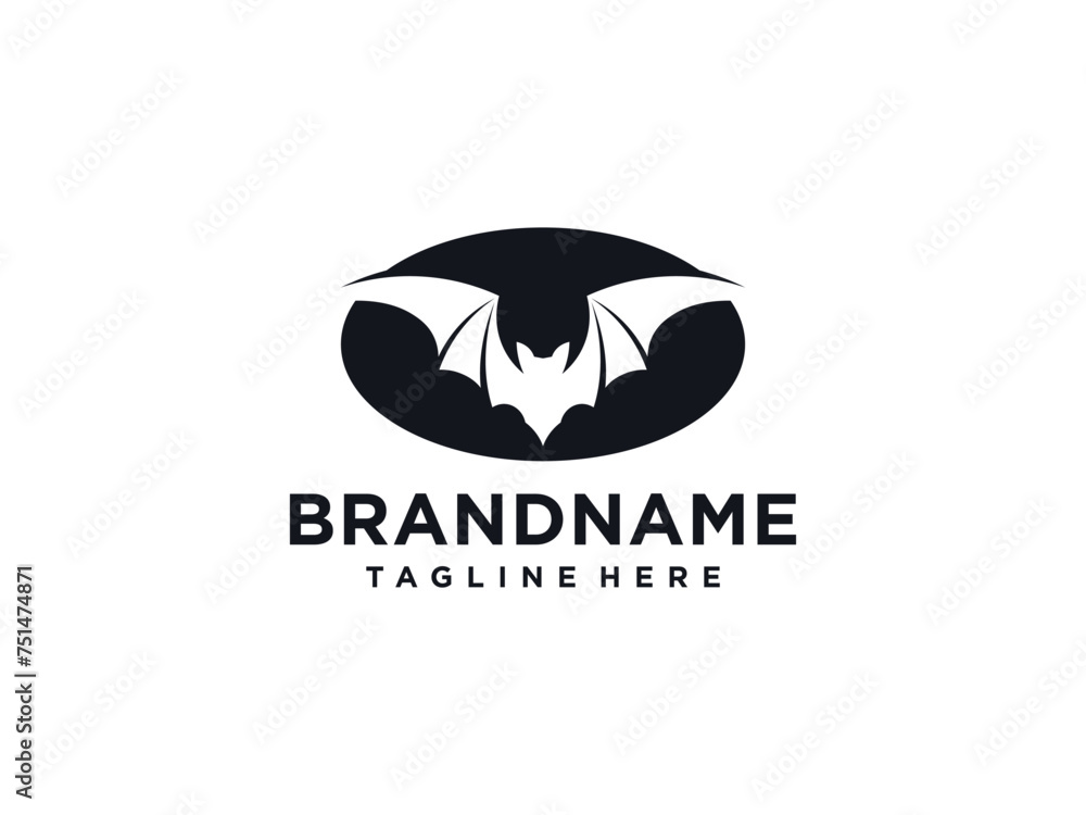 Bat logo animal and vector, wings, black, halloween, vampire, gothic, illustration, design bat icon Bat logo animal and vector, wings, black, halloween, vampire, gothic, illustration, design bat icon