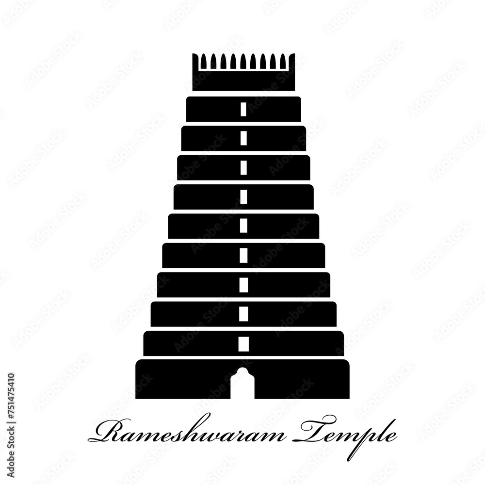 Rameshwaram Shiva Temple Icon Rameshwaram Shiva Temple Icon
