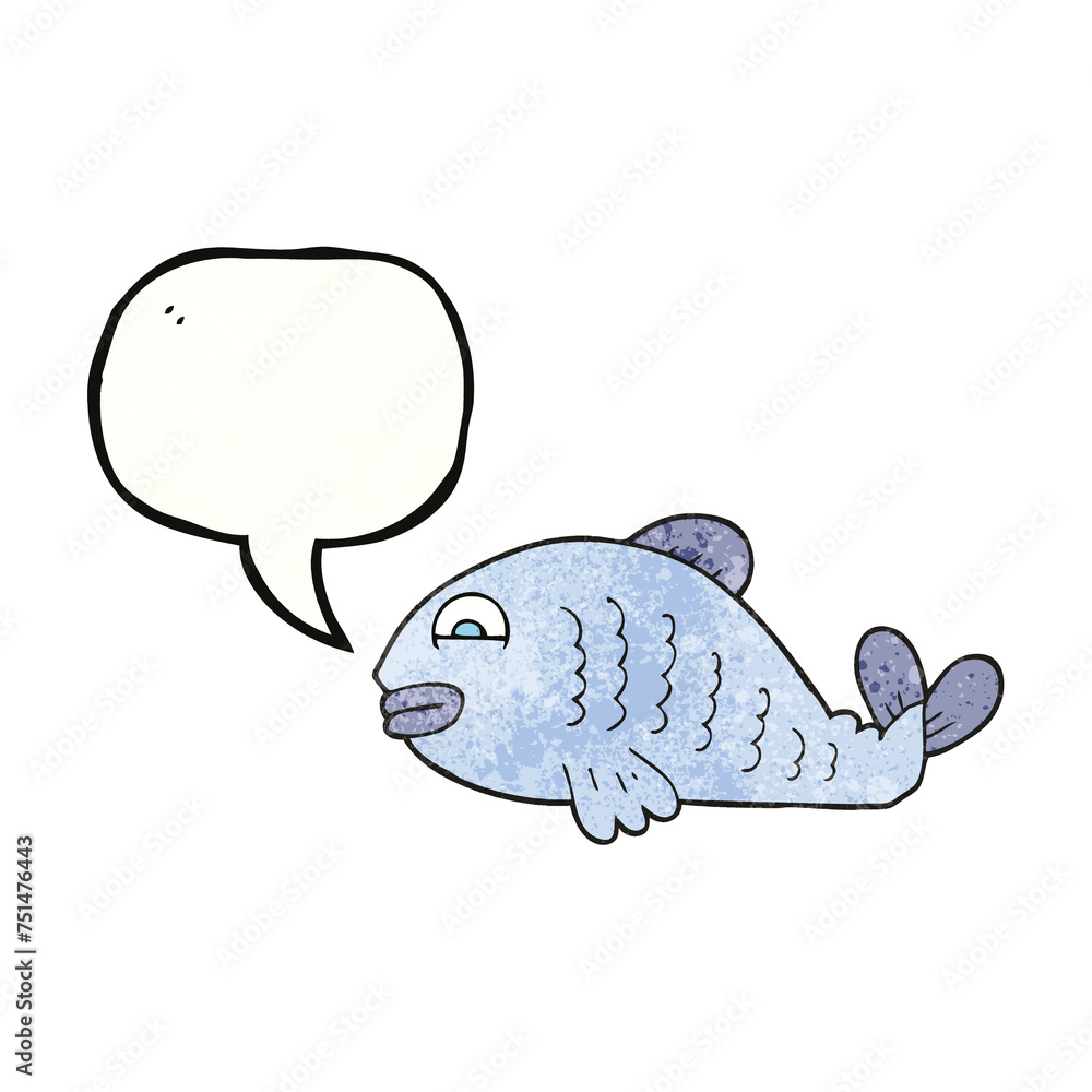 speech bubble textured cartoon fish speech bubble textured cartoon fish