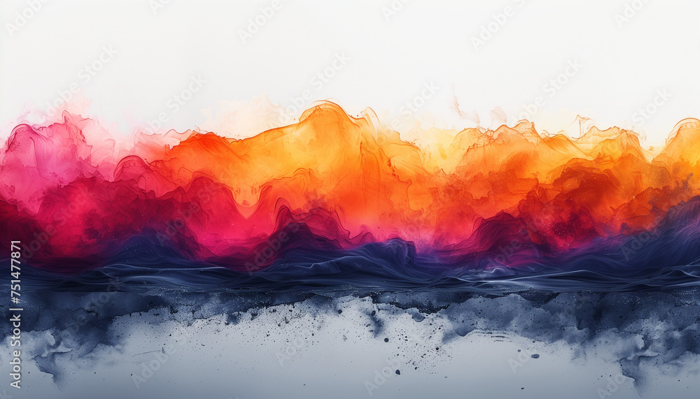 Fluidity in Motion Abstract Background