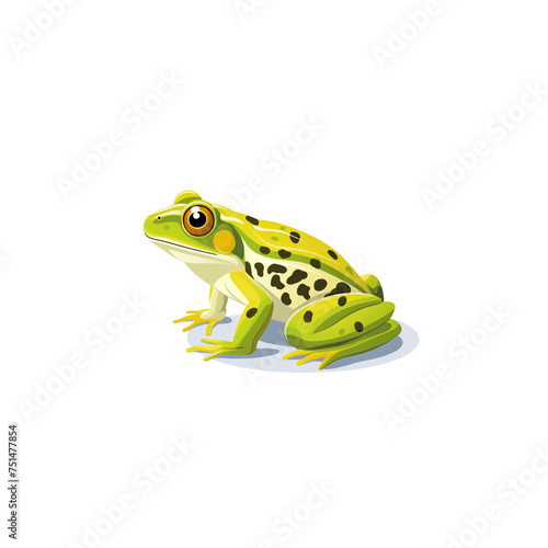 green frog cartoon