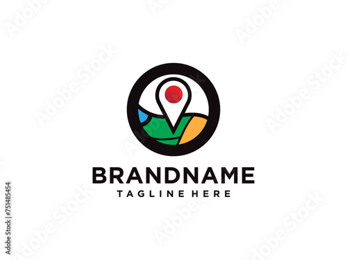 Mark logo, Location icon,Map logo for maps google maps, sign, route, position, symbol and vector logo