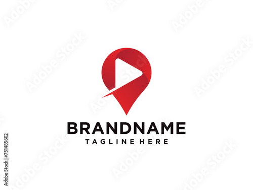 Mark logo, Location icon,Map logo for maps google maps, sign, route, position, symbol and vector logo