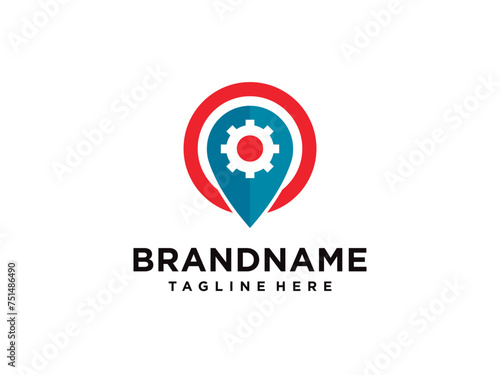 Mark logo, Location icon,Map logo for maps google maps, sign, route, position, symbol and vector logo