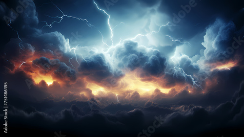 Wallpaper Mural Light breaks through the clouds Torontodigital.ca