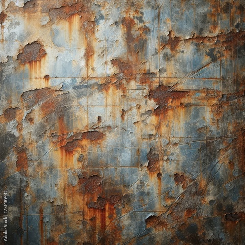 Texture of a metal wall