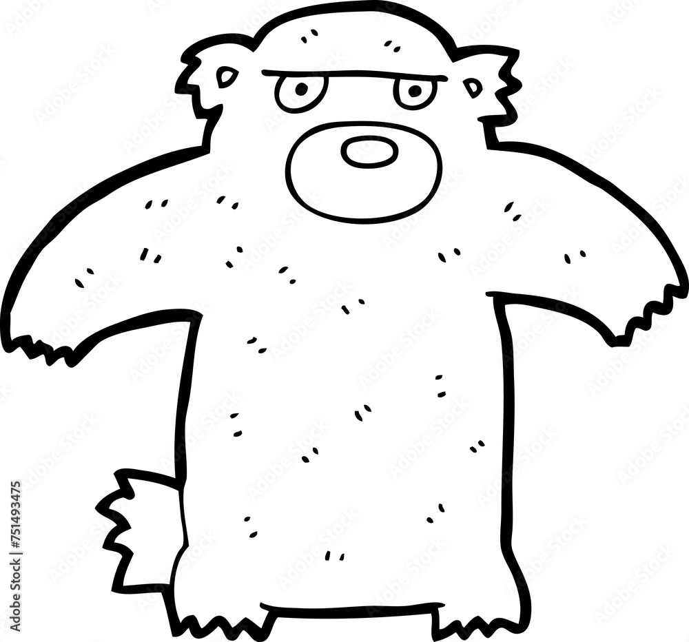 Obraz premium cartoon bear