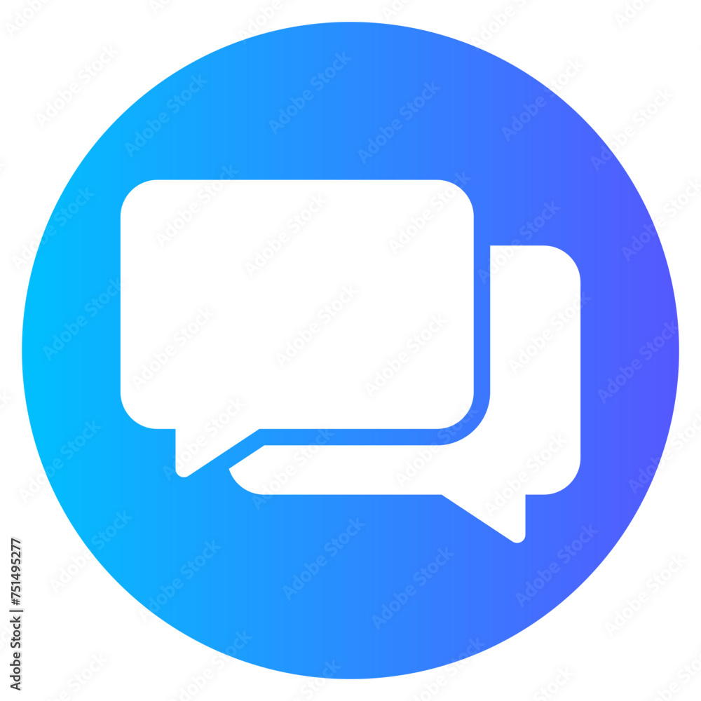 chat gradient icon chat gradient icon