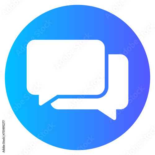chat gradient icon