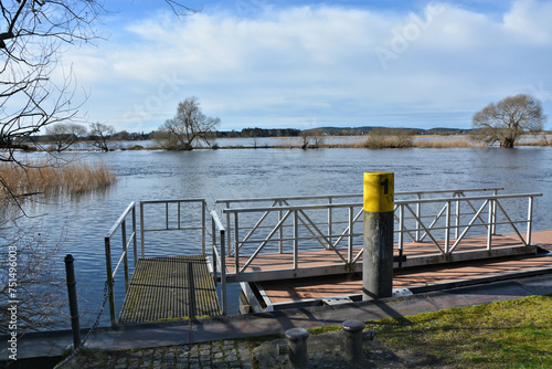 Bootsanlegesteg in Premnitz