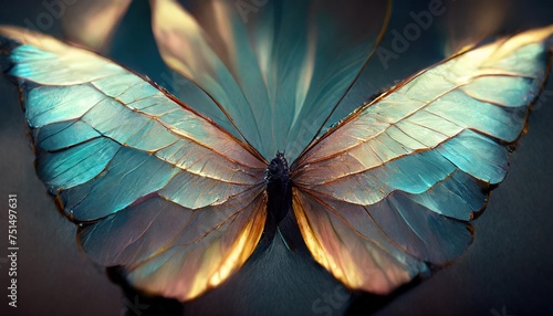 wings of a butterfly ulysses wings of a butterfly texture background butterfly wings ornament photo
